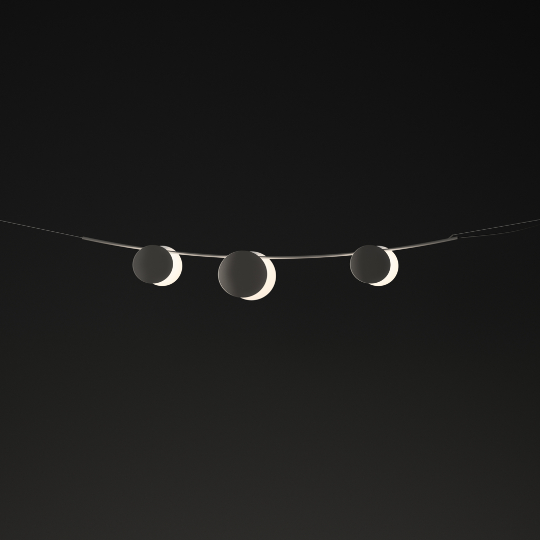 Vibia June Double Support Exterior Pendant | Darklight Design ...
