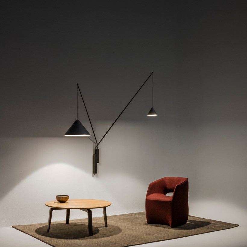 Vibia North Fixed Double Wall Light| Image:1