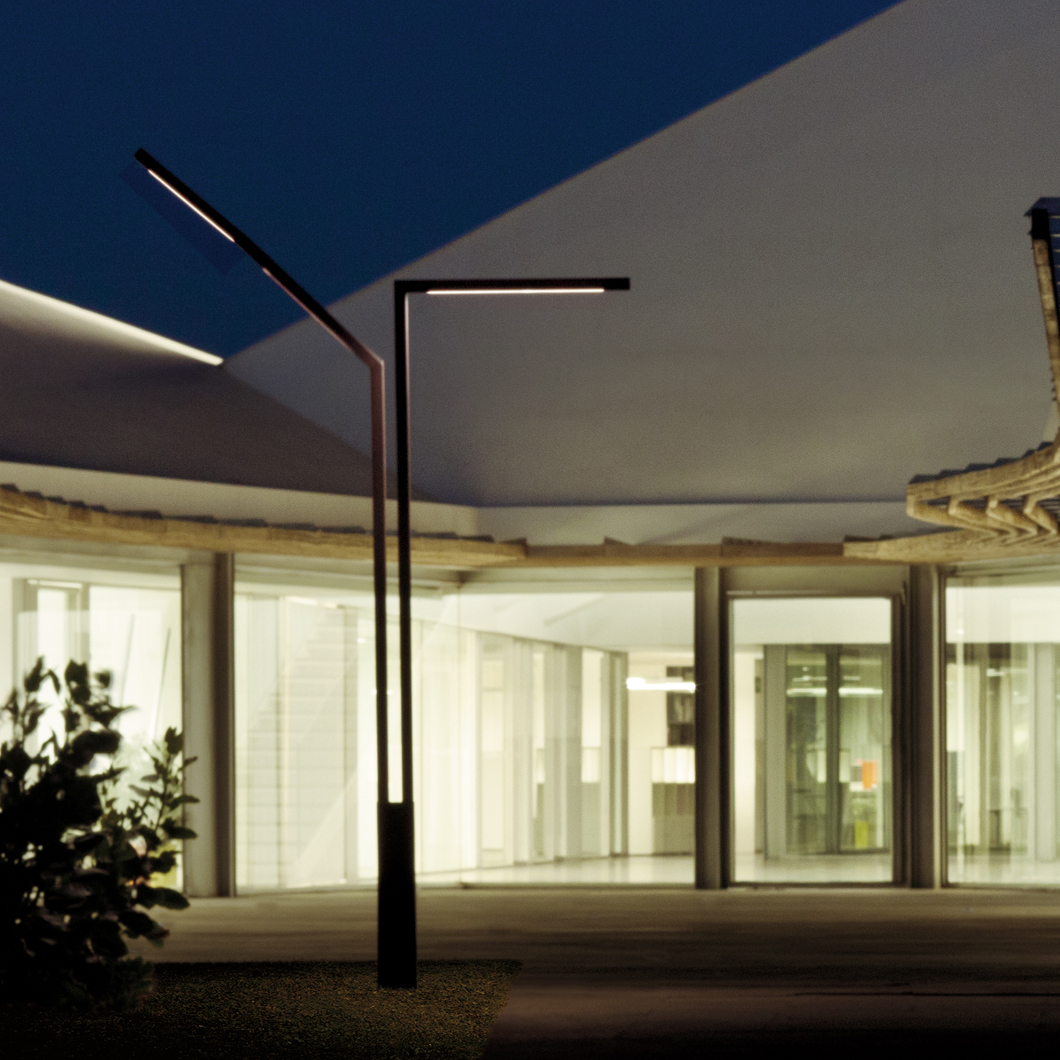 Vibia Palo Alto Tree Shaped Exterior Floor Lamp Darklight Design