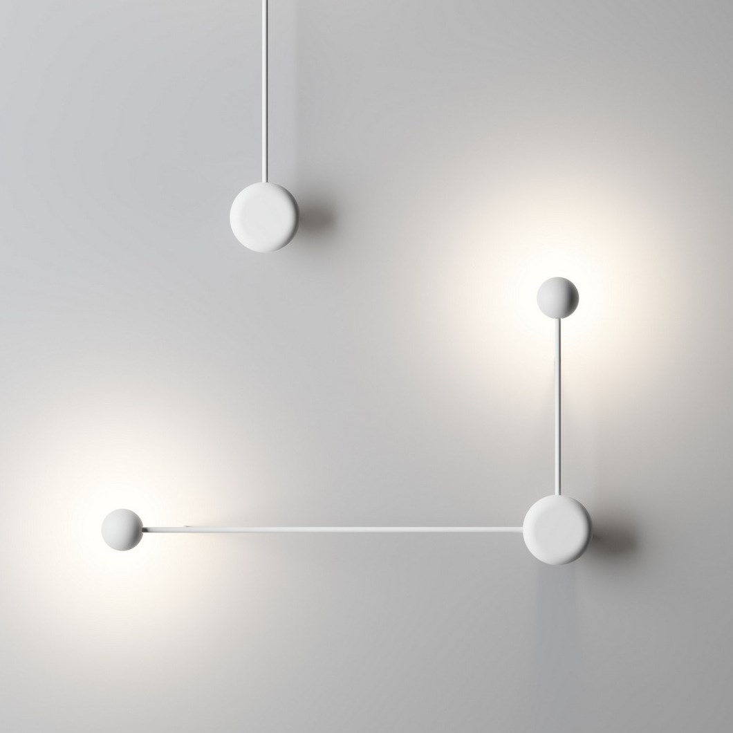 Vibia Pin Compositional Wall Light | Darklight Design | Lighting Design ...