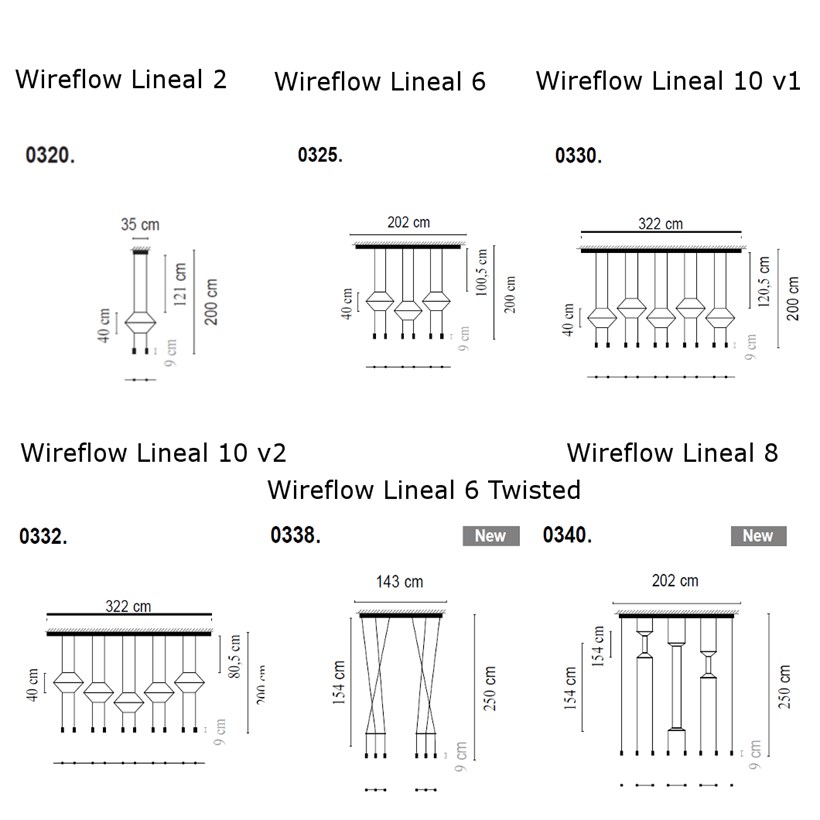 Vibia Linear Systems Vibia Wireflow Lineal Pendant | Darklight Design | Lighting Design & Supply