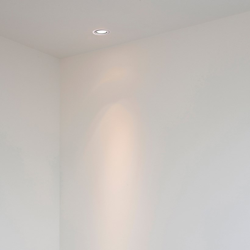 Brick In The Wall Inside 50 LED Plaster In Recessed Downlight| Image:2