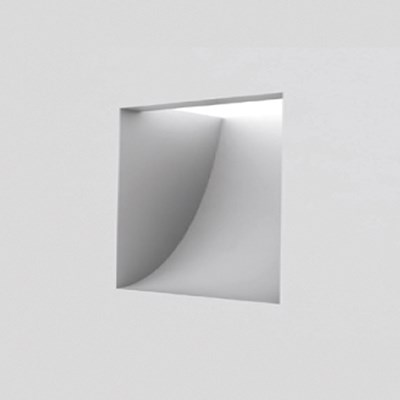 Brick In The Wall Mini Square LED Plaster In Recessed Light