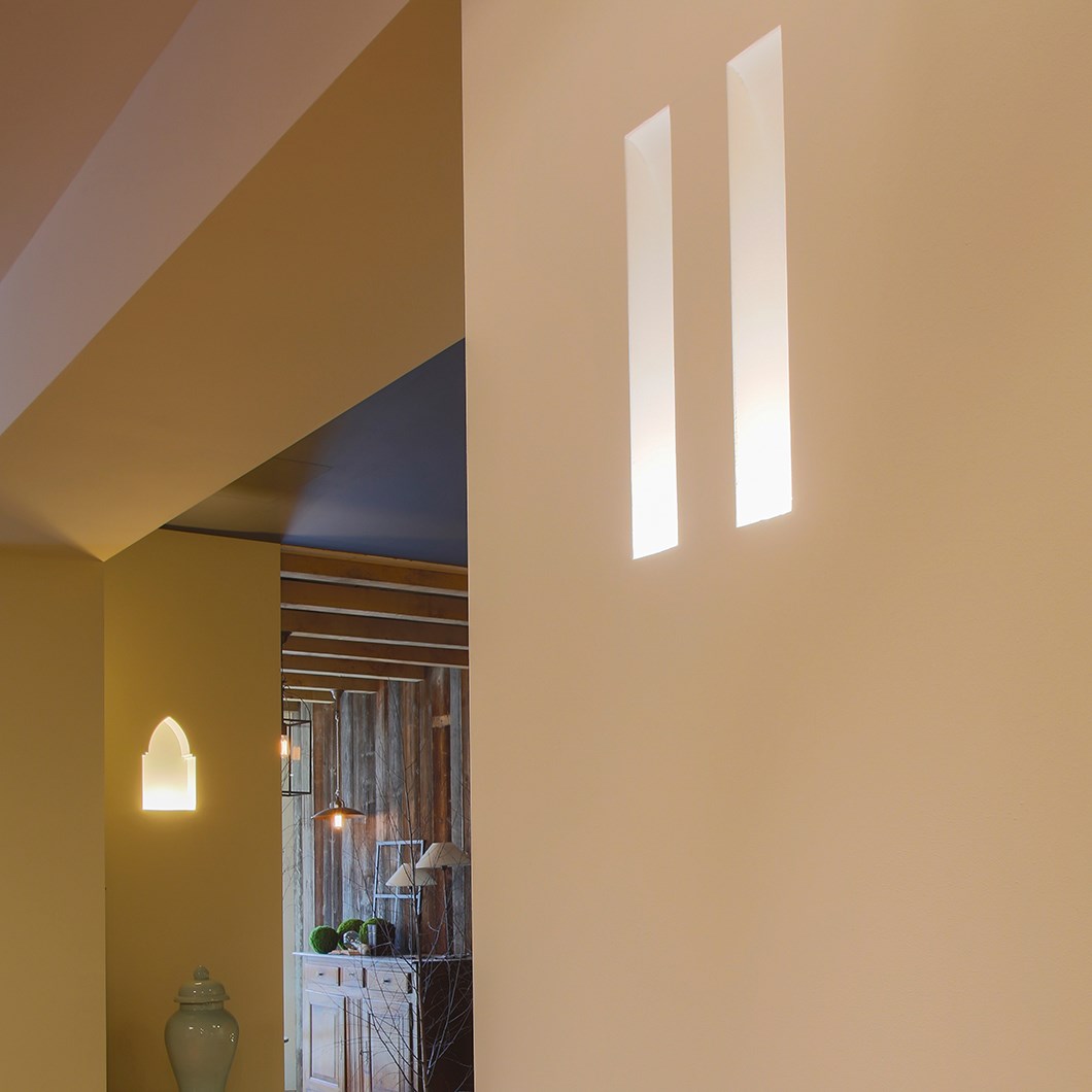 Brick In The Wall Slim Led Plaster In Wall Light Darklight