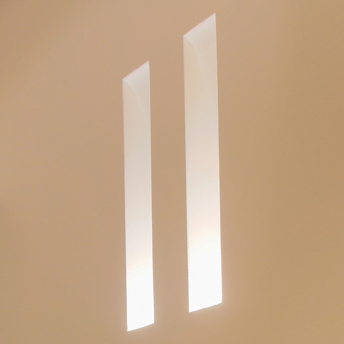 Brick In The Wall Slim LED Plaster In Wall Light| Image : 1