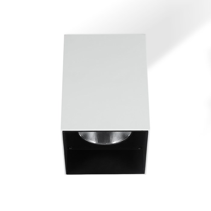 CLEARANCE Darklight Bellona 100 White 20W Surface Mounted Spot Light| Image:1