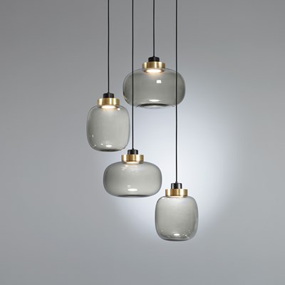 Tooy Legier LED Cluster of 4 Chandelier Pendant