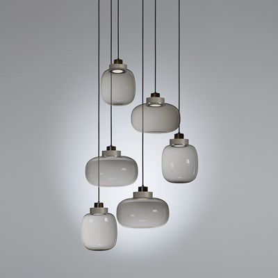 Tooy Legier LED 6 Cluster Chandelier Pendant