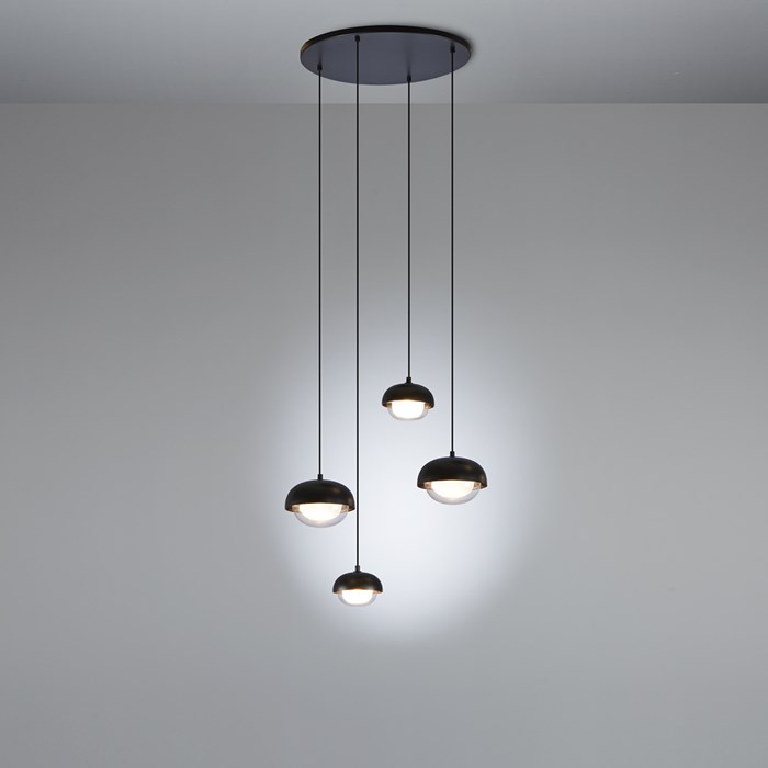 Tooy Muse 4 Cluster Chandelier Pendant| Image:1