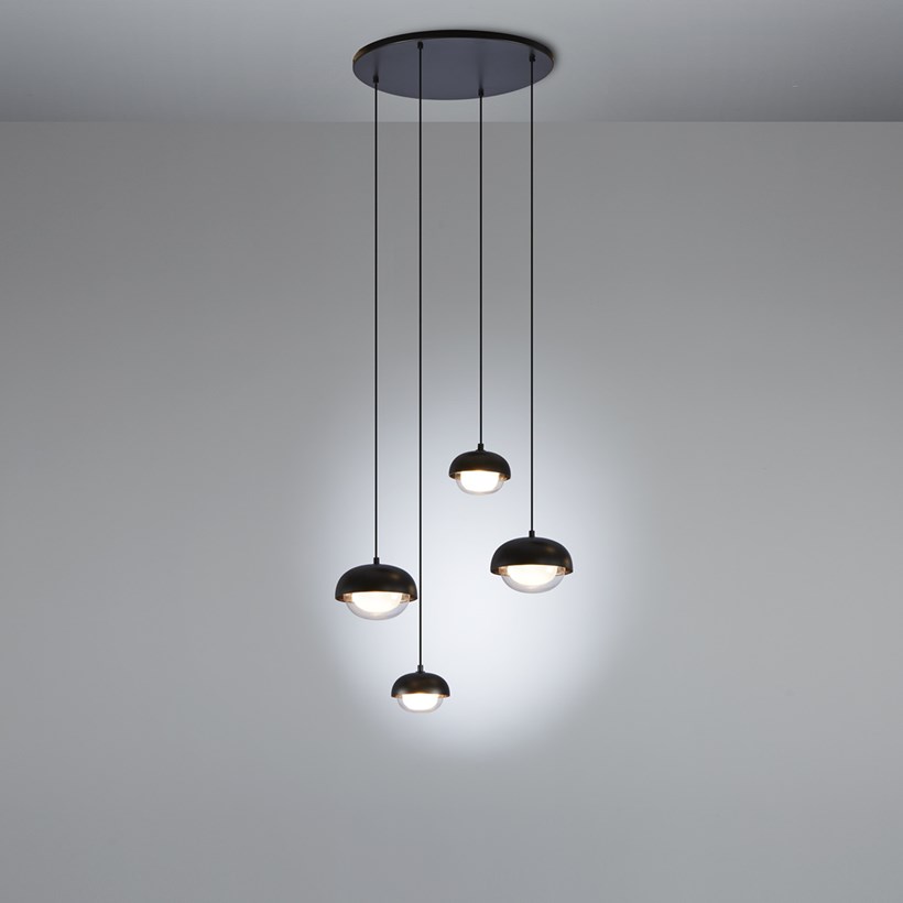Tooy Muse 4 Cluster Chandelier Pendant| Image:1