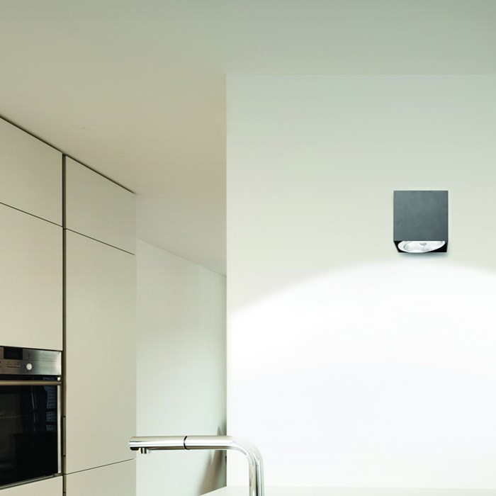 OUTLET Nemo Cubo Wall Light Black| Image:1