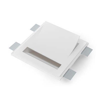 9010 Vele 2402G Plaster In Recessed Wall Light