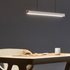Seed Design Mumu P120 White & Beech LED Pendant - Next Day Delivery| Image:1