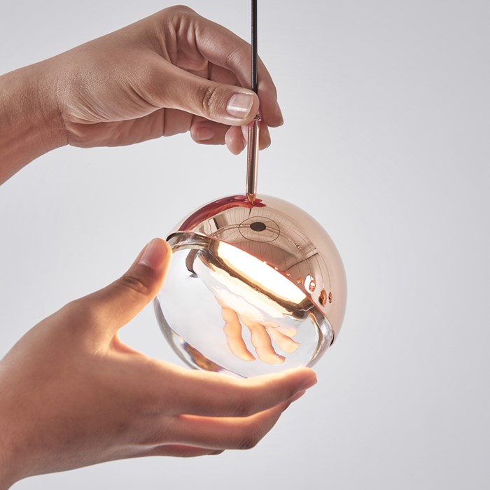 Seed Design Dora LED Copper Pendant - Next Day Delivery| Image:1