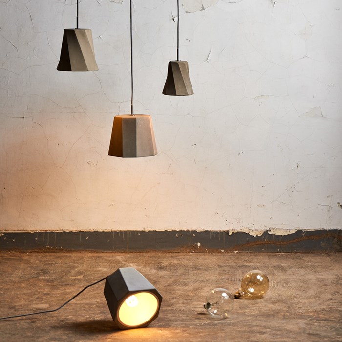 Seed Design Castle Swing Concrete Pendant - Next Day Delivery| Image:1