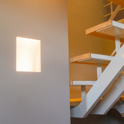 Brick In The Wall XT Fluo Plaster In Recessed Light