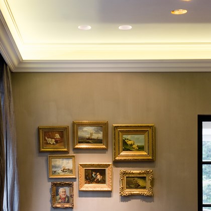 Brick In The Wall Mist 50 LED Plaster In Recessed Downlight alternative image