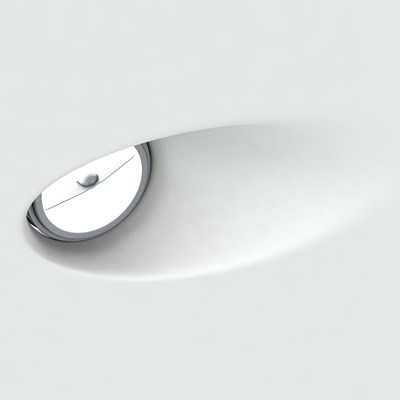 Brick In The Wall Mist 111 Plaster In Recessed Downlight