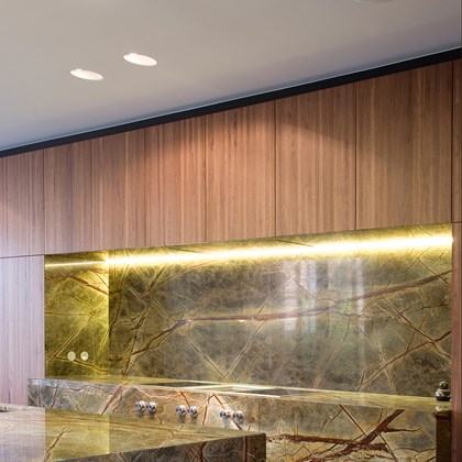 Brick In The Wall Mist 111 Plaster In Recessed Downlight alternative image