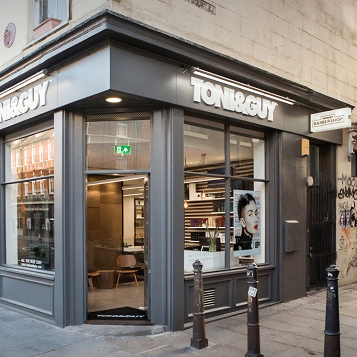 Commercial Lighting Design – Toni & Guy Hair Salon