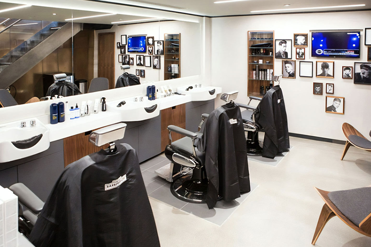 Barber shop lighting design discount