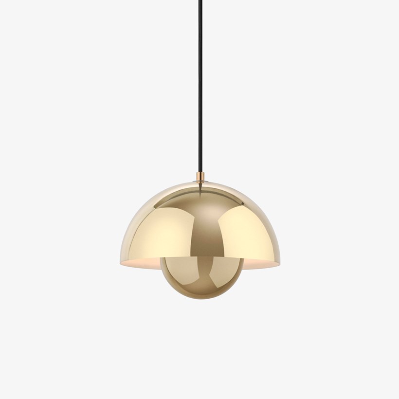 OUTLET &Tradition Flowerpot VP1 Pendant Polished Brass| Image : 1