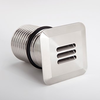 LuxR LED Modux 4 Louvre Recessed Exterior IP68 Step Light