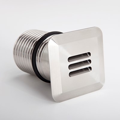 LuxR LED Modux 4 Louvre Recessed Exterior IP68 Step Light
