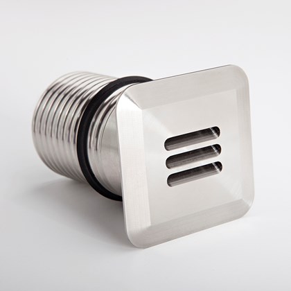 LuxR LED Modux 4 Louvre Recessed Exterior IP68 Step Light
