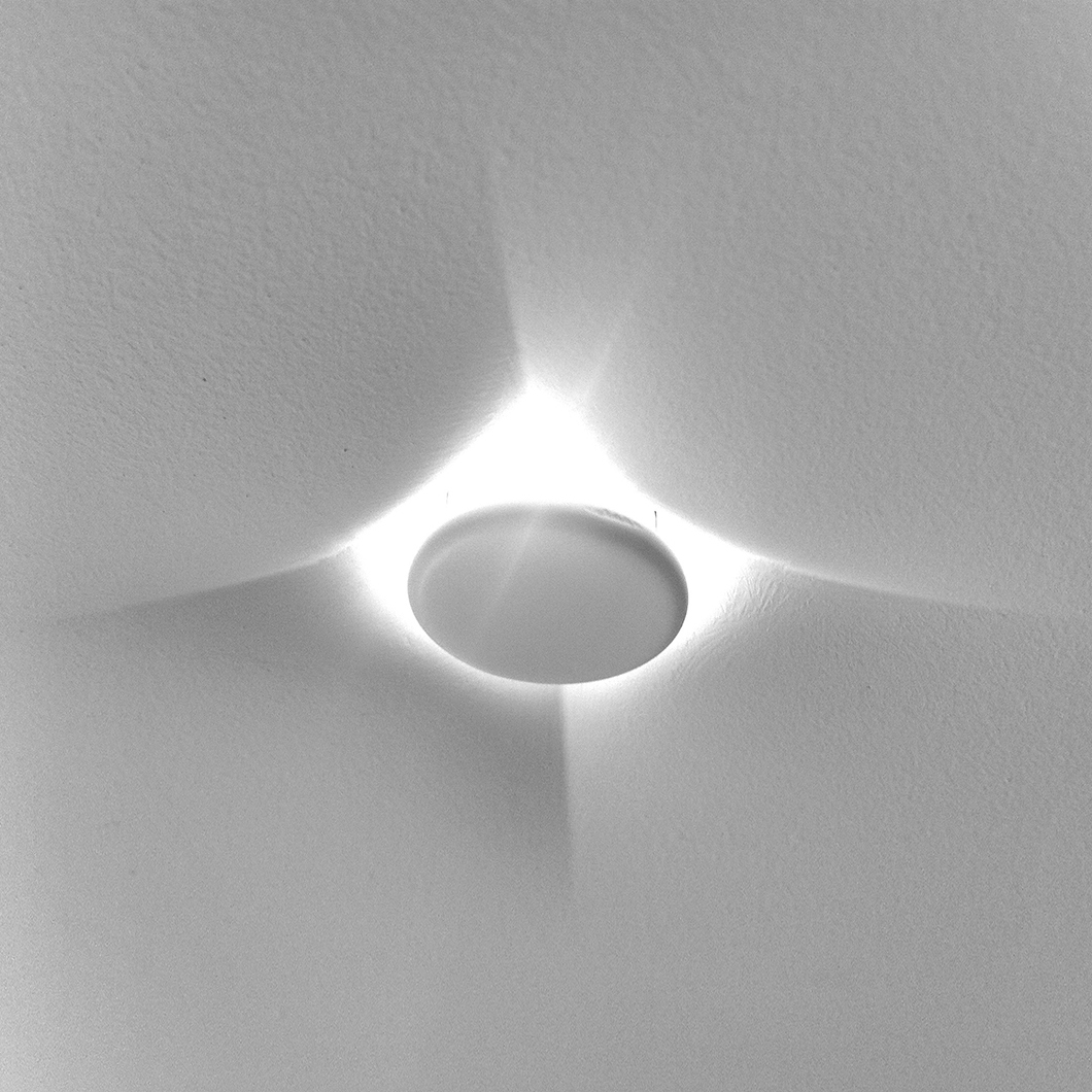 Brick In The Wall Button 20 Led Plaster In Ceiling Light