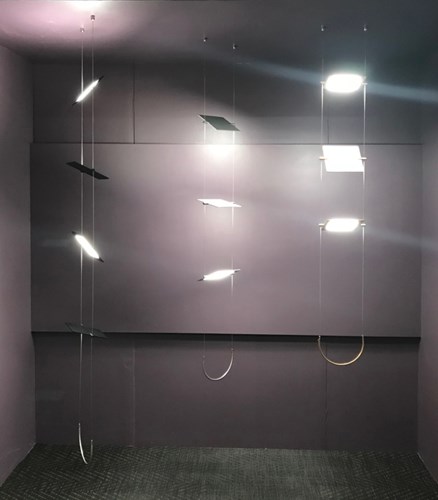The Lieke Pendant, utilising OLED tech from Lieke Lights at LDF 2018