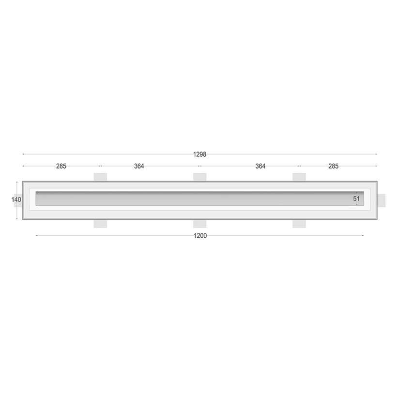 Nama Athina 120 Plaster In Linear LED Profile| Image:3