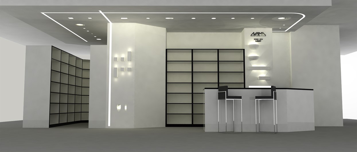 Nama Athina Modular 05 Endcap R Plaster In Linear LED Profile| Image:3