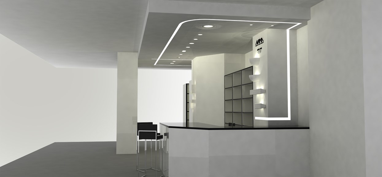 Nama Athina Modular 10 Wall-to-Ceiling Plaster In Linear LED Profile| Image:5