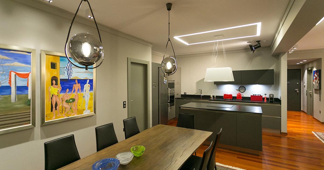 Nama Athina Modular 09 Curve R500 In Plaster In Linear LED Profile| Image:18