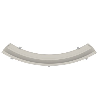 Nama Athina Modular 09 Curve R500 In Plaster In Linear LED Profile