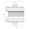Nama Athina Modular 11 Corner Ext L Plaster In Linear LED Profile| Image:2