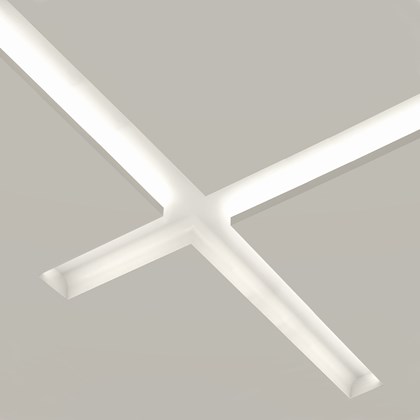 Nama Athina Modular 13 Cross 90 Degree Plaster In Linear LED Profile alternative image