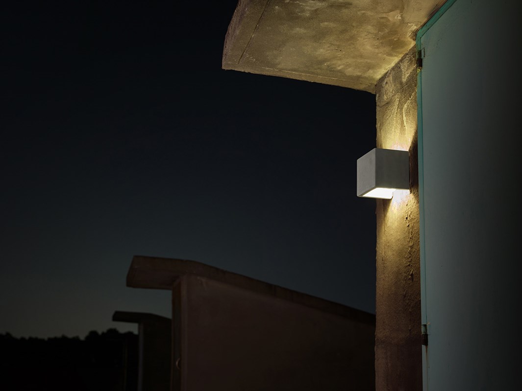 Seed Design Castle Square LED IP65 Concrete Wall Light| Image:8