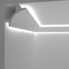 Eleni Lighting EL706 Curved Dual LED Linear Profile Cornice| Image : 1