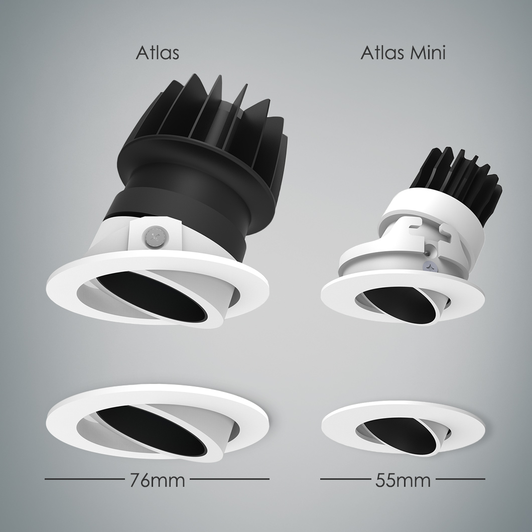 Dld Atlas Mini Led Ip65 Adjustable Recessed Downlight Next Day
