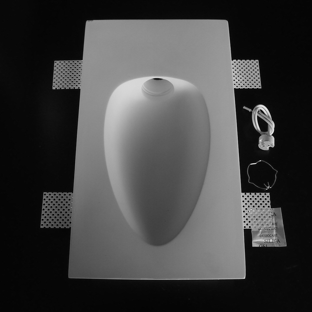 Recess Plaster Nama Fos 14 Recessed Plaster In Wall Light | Darklight Design ...