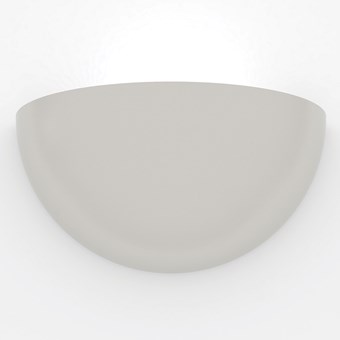 Straight on view of Nama Sfera 01 bowl shaped wall up light