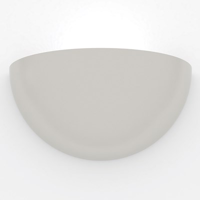Straight on view of Nama Sfera 01 bowl shaped wall up light