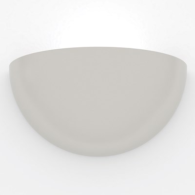 Straight on view of Nama Sfera 01 bowl shaped wall up light