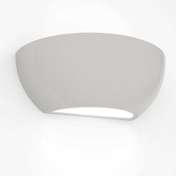 Nama Sfera 02 bowl shaped wall up and down light on white background