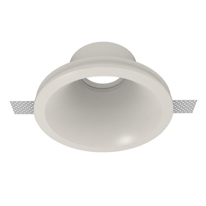 Nama Fos 03 Round Plaster In Downlight frame only on white background