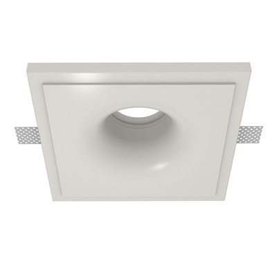 Nama Fos 05 Round Plaster In Downlight frame only on white background