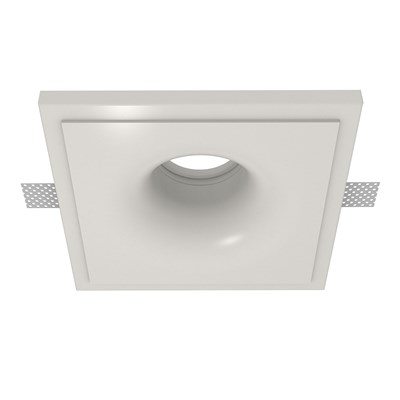 Nama Fos 05 Round Plaster In Downlight frame only on white background