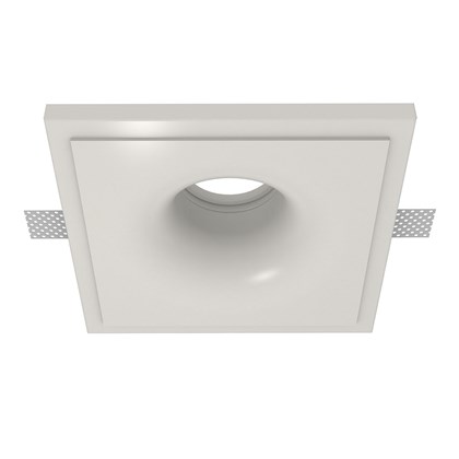 Nama Fos 05 Round Plaster In Downlight frame only on white background